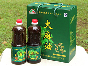 广西巴马特产-骏福火麻油(原生态油)1.8升